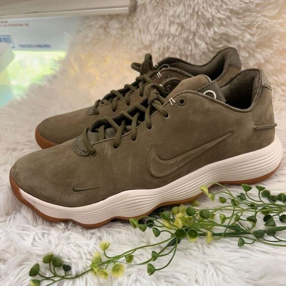 Nike Hyperdunk 2017 Premium Low Olive Gum Leather Mens Size 9 US sneakers - Picture 4 of 9